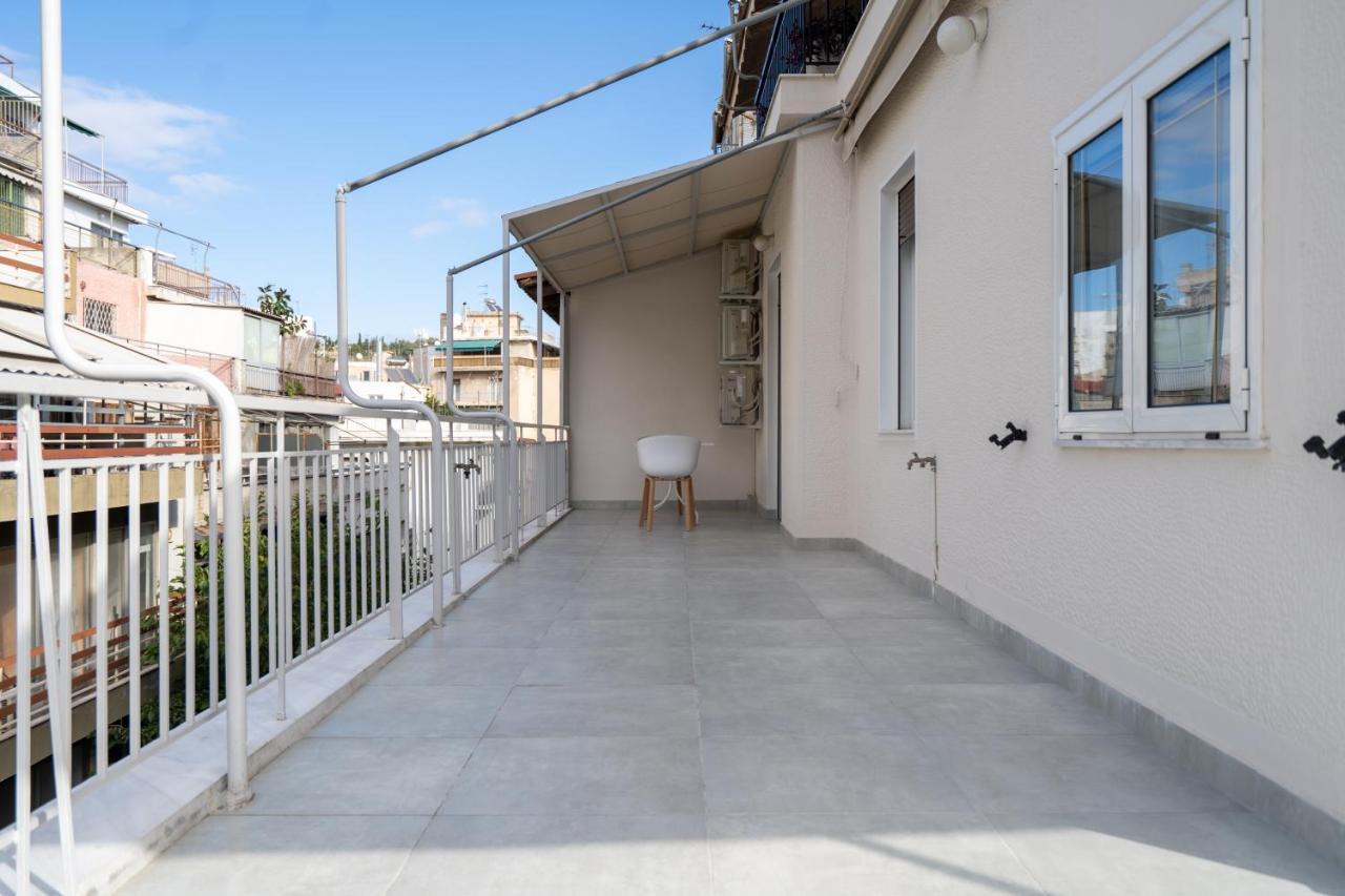 Athens Experience In Exarchia, Big Terrace Apartman Kültér fotó